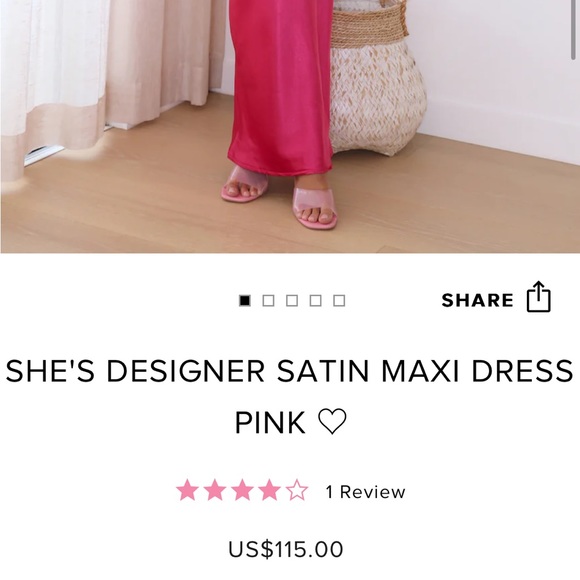 Hello Molly Pink Maxi Dress - Picture 4 of 12